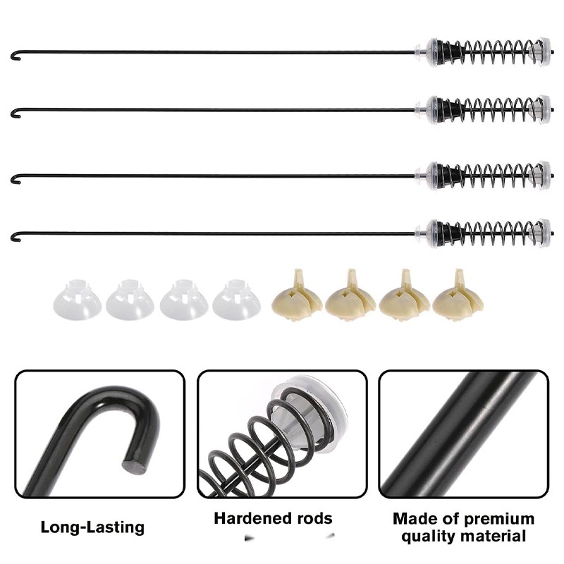 4pcs Washer Suspension Rods for Whirlpool WTW4950HW0 WTW4950HW1 WTW4955HW0 gallery