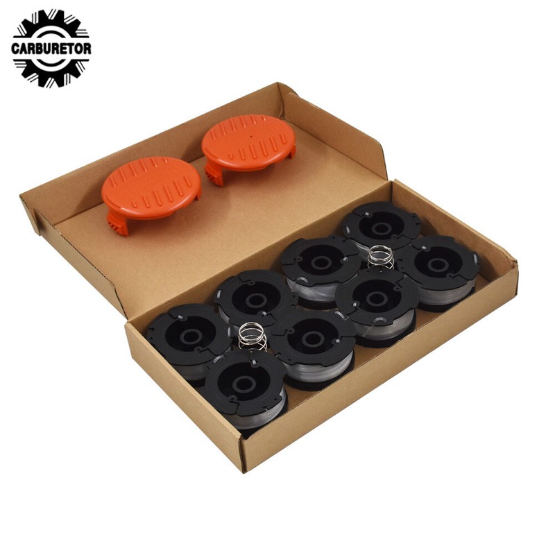 8 Pcs String Trimmer Spool GH900 For Black And Decker AF-100-3ZP 30FT .065" Line gallery