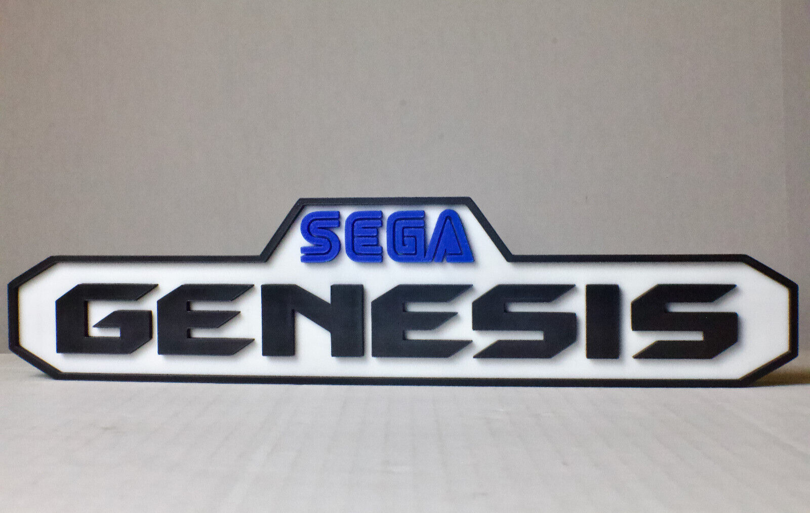 Large SEGA Genesis Logo Video Game Wall Art Collectable Sign gallery