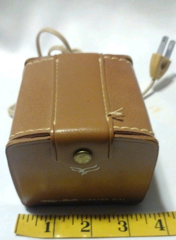 General Electric Trip Mate Lighted Dial Brown Leather Alarm Clock 7314K B2 gallery