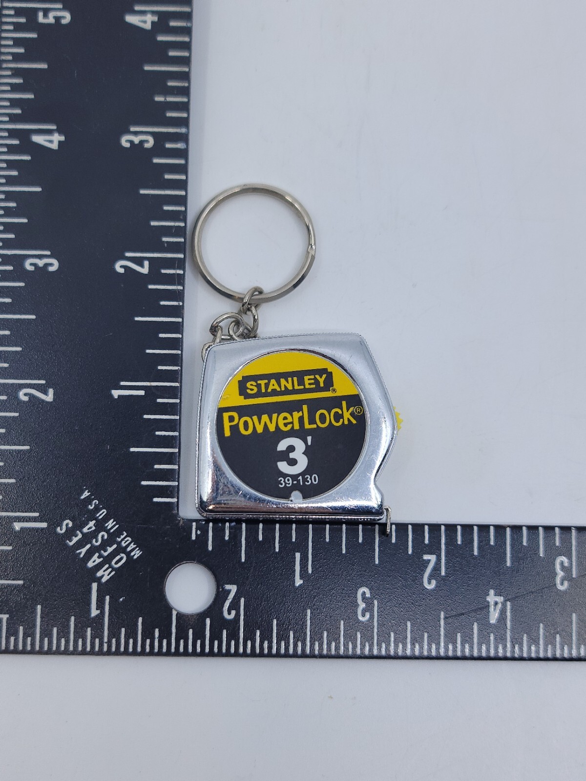 Stanley 39-130 PowerLock Key Chain Tape Measure 1/4 in. W x 3 ft. L Light Use gallery