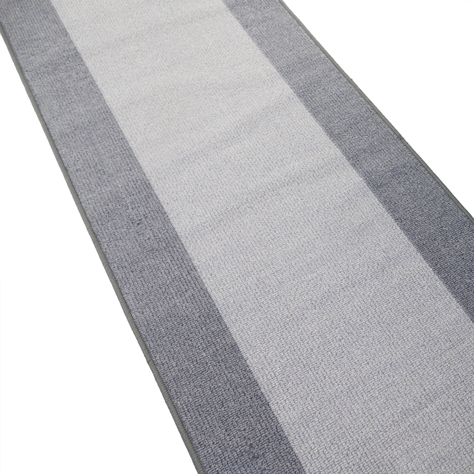 Custom Size Anti Slip Backing Gray Bordered Design Runner Rug Carpet 25" Wide gallery