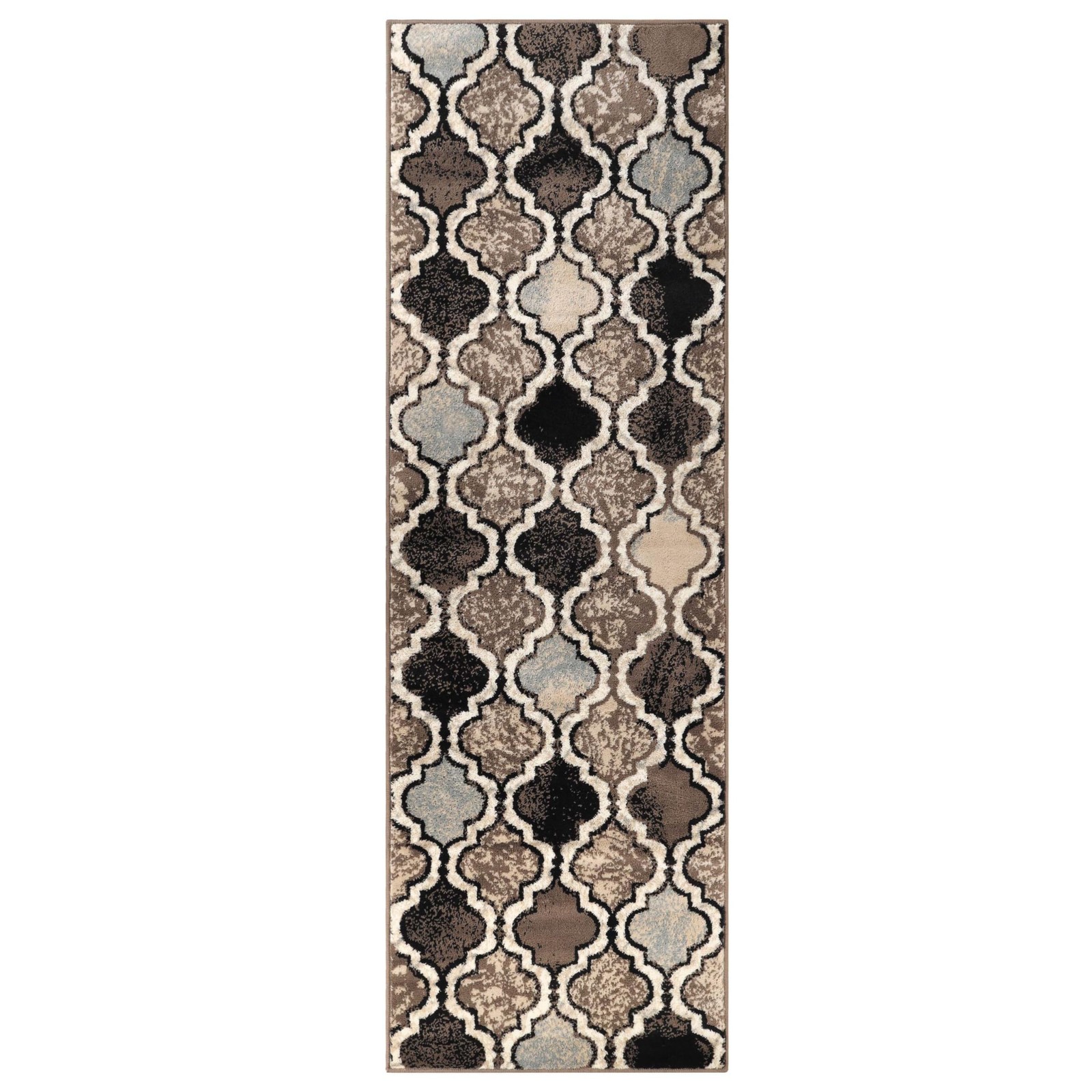 Indoor Runner Rug, Jute Backing, Modern Plush Rugs for Hallway, Living, Dinin... gallery