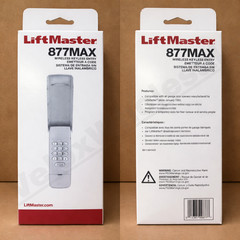 Liftmaster 877MAX Universal Keyless Wireless Entry Keypad – FREE SHIPPING