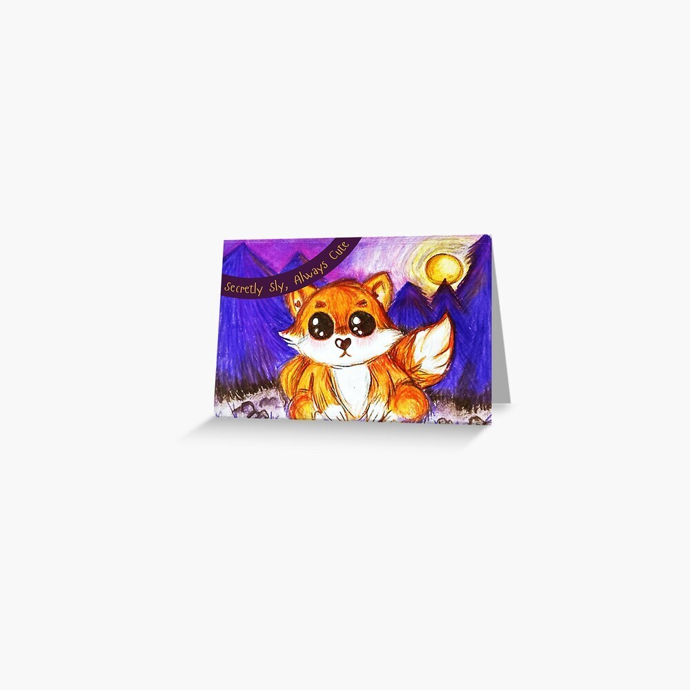 DIGITAL Secretly Sly, Always Cute- Fox Themed Greeting Cards MBSB-PRINTING REQ'D gallery