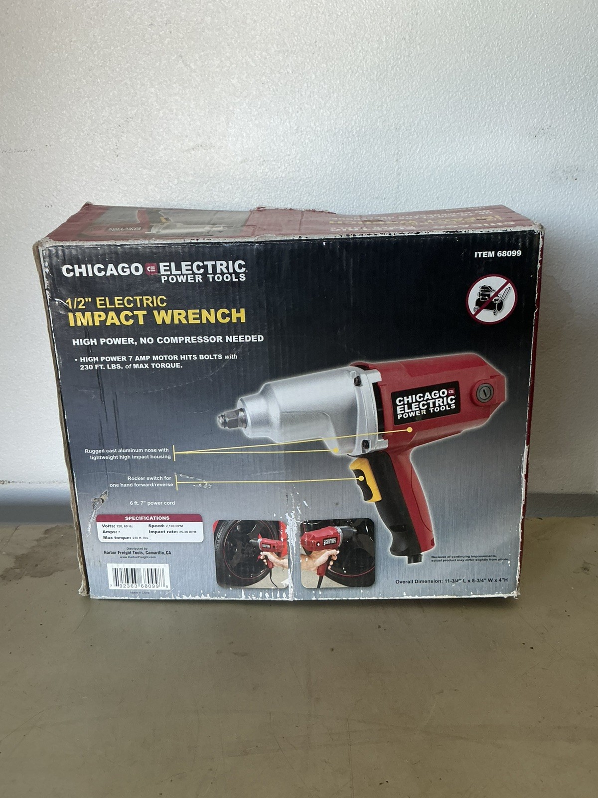 CHICAGO ELECTRIC 1/2" ELECTRIC IMPACT WRENCH gallery