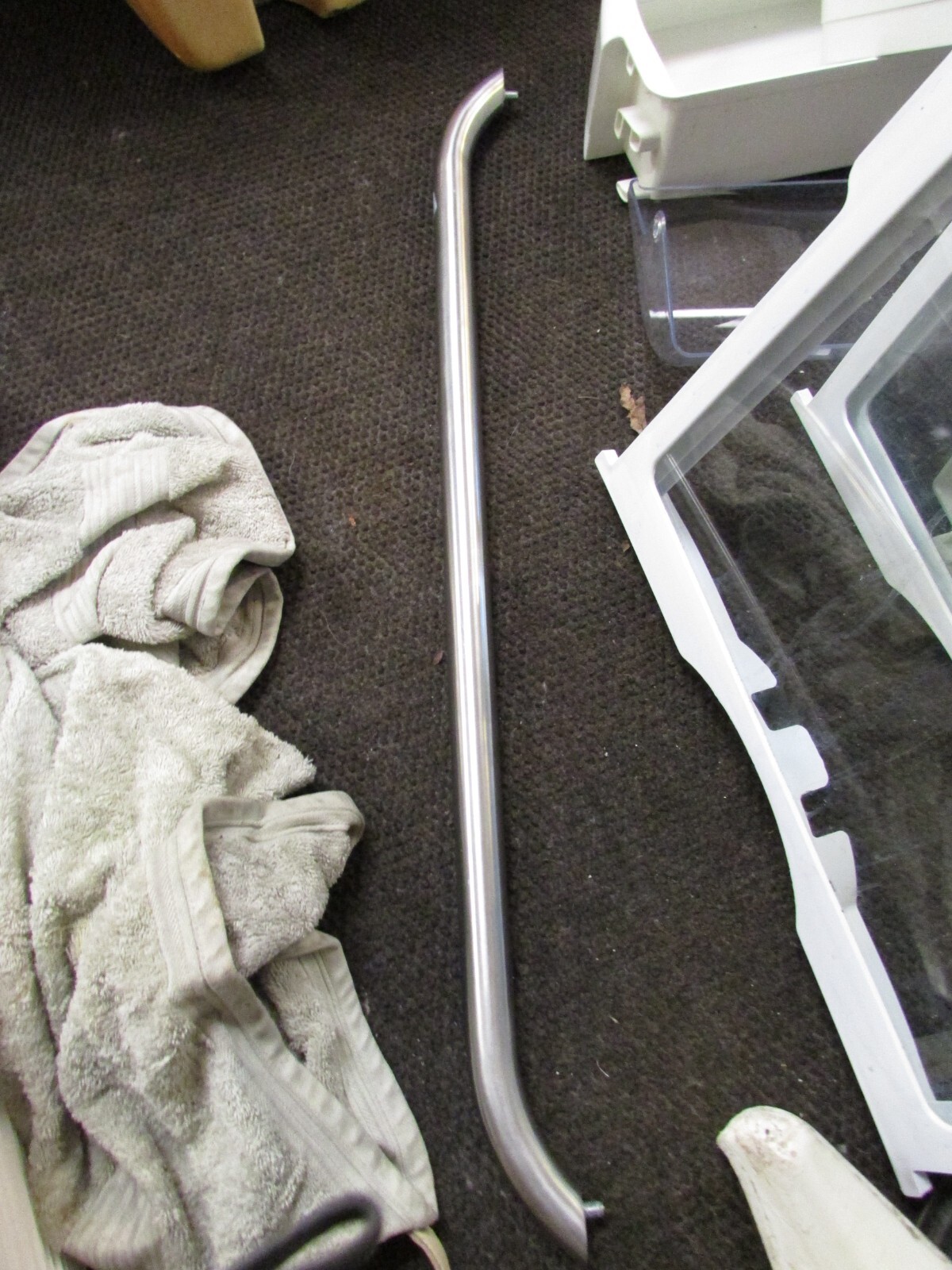GE Refrigerator Door Handle Part # WR12X10744 gallery