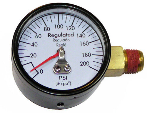 DeWalt Compressor Replacement Air Pressure Gauge - A10691 gallery