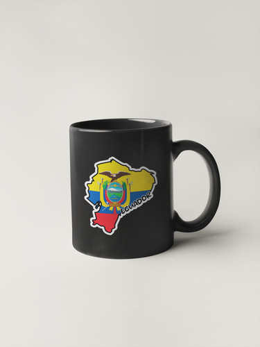 Ecuador Map Flag Sticker Decal gallery