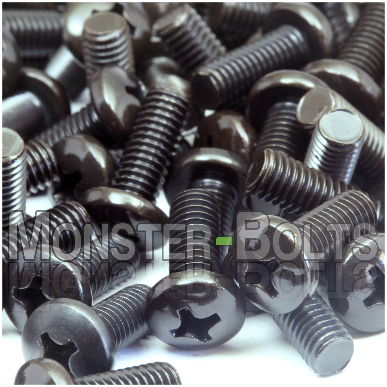 #10-32 - Phillips Pan Head Machine Screws - Steel w/ Black Oxide SAE Fine Inch gallery