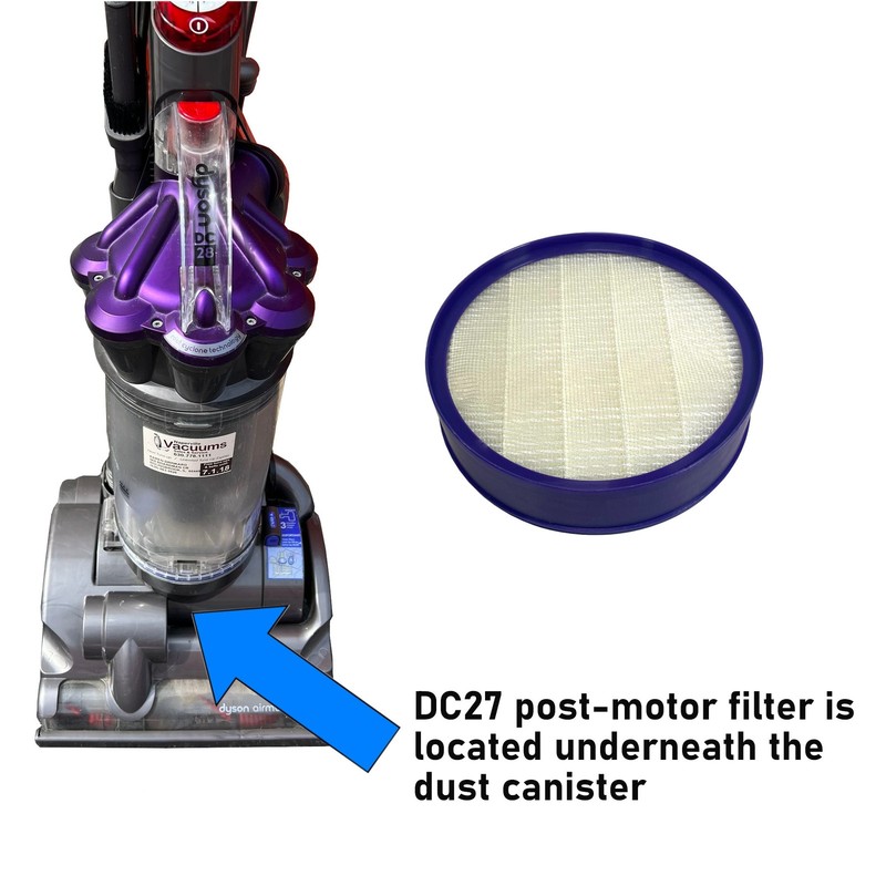 MaximalPower Washable & Reusable Post HEPA Filter for Dyson Vacuums DC27/DC28 gallery