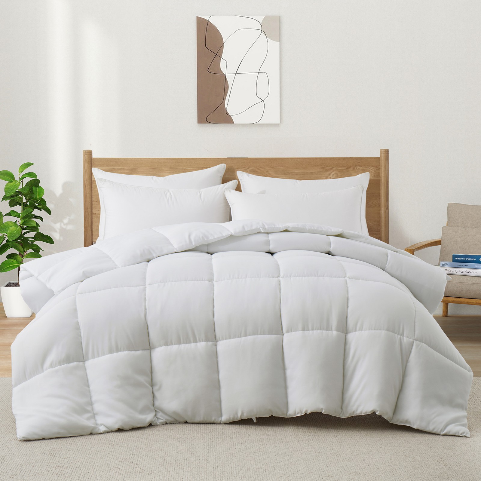 Basic Ultra Soft All Season Duvet Insert, Machine Wash with 8 Corner Ties gallery
