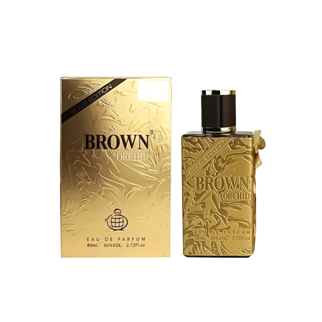 Brown Orchid - GOLD Edition - Eau De Parfum - 80 ml by Fragrance World gallery
