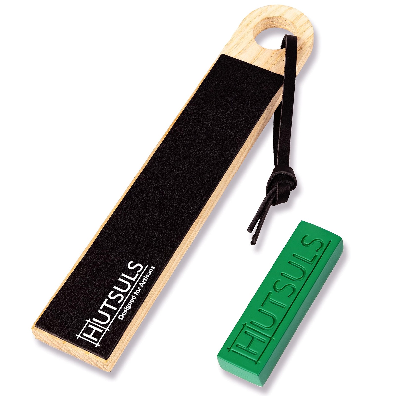 Hutsuls Pocket Knife Strop Kit Get RazorSharp Edges with Pocket Leather Stro... gallery