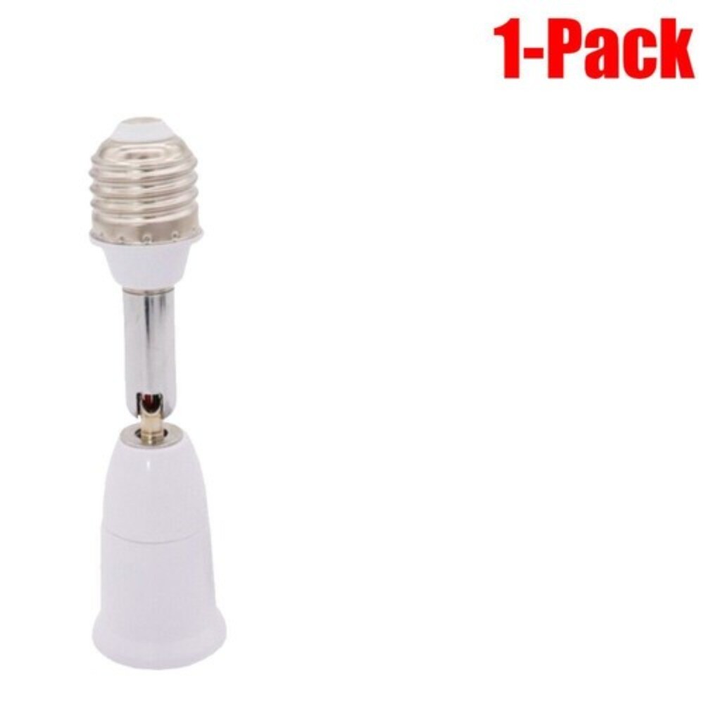 E26/E27 4.5 Inch Light Socket Extension Flexible Adjustable Lamp Extender Holder gallery