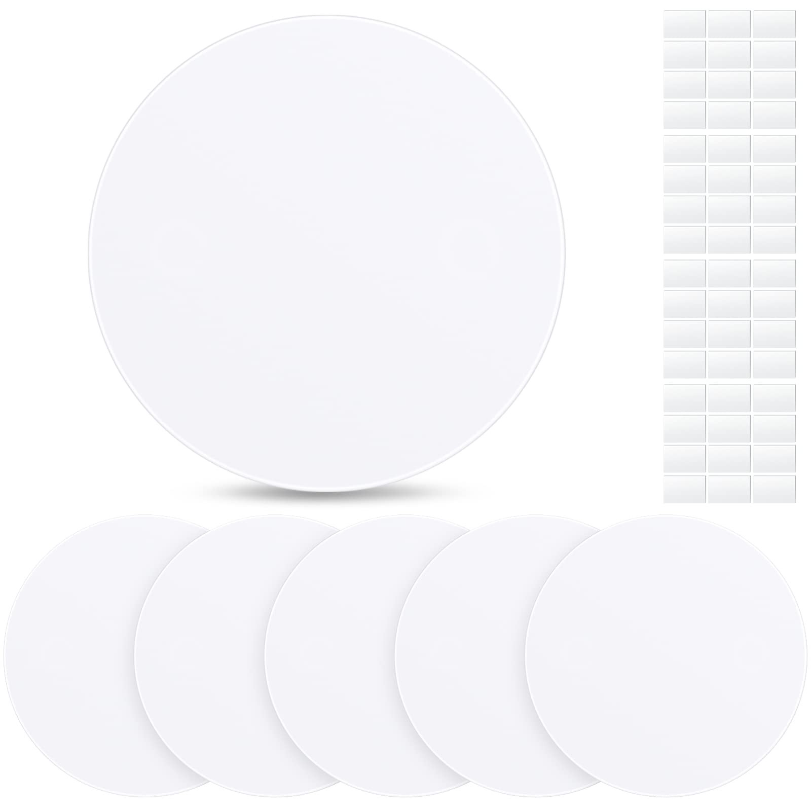 6 Pcs 10 Inch Ceiling Wall Hole Cover Plate with Tape gallery