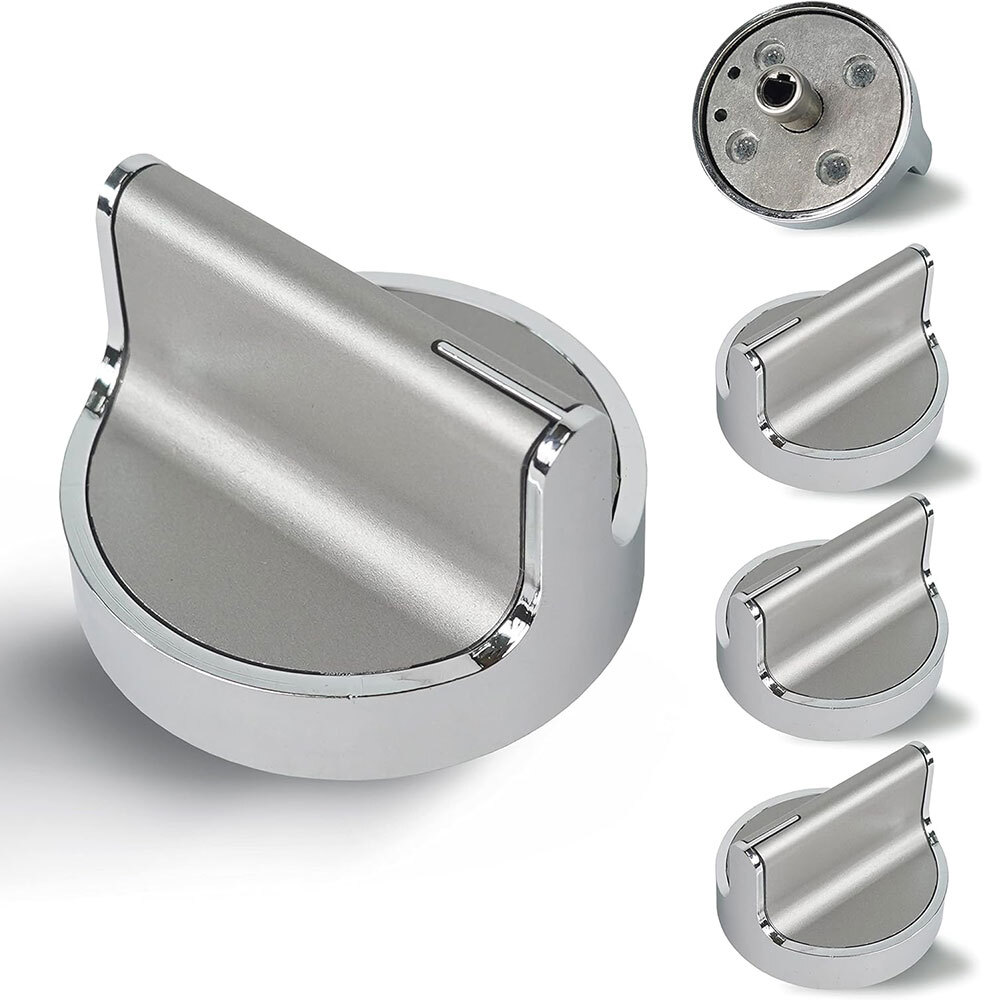 5 Pack Surface burner knob Compatible with Whirlpool Range Knobs W10828837 USA gallery