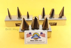 Drill Hog® Step Drill Bit Set Molybdenum Step Bit UNIBIT M7 Lifetime Warranty