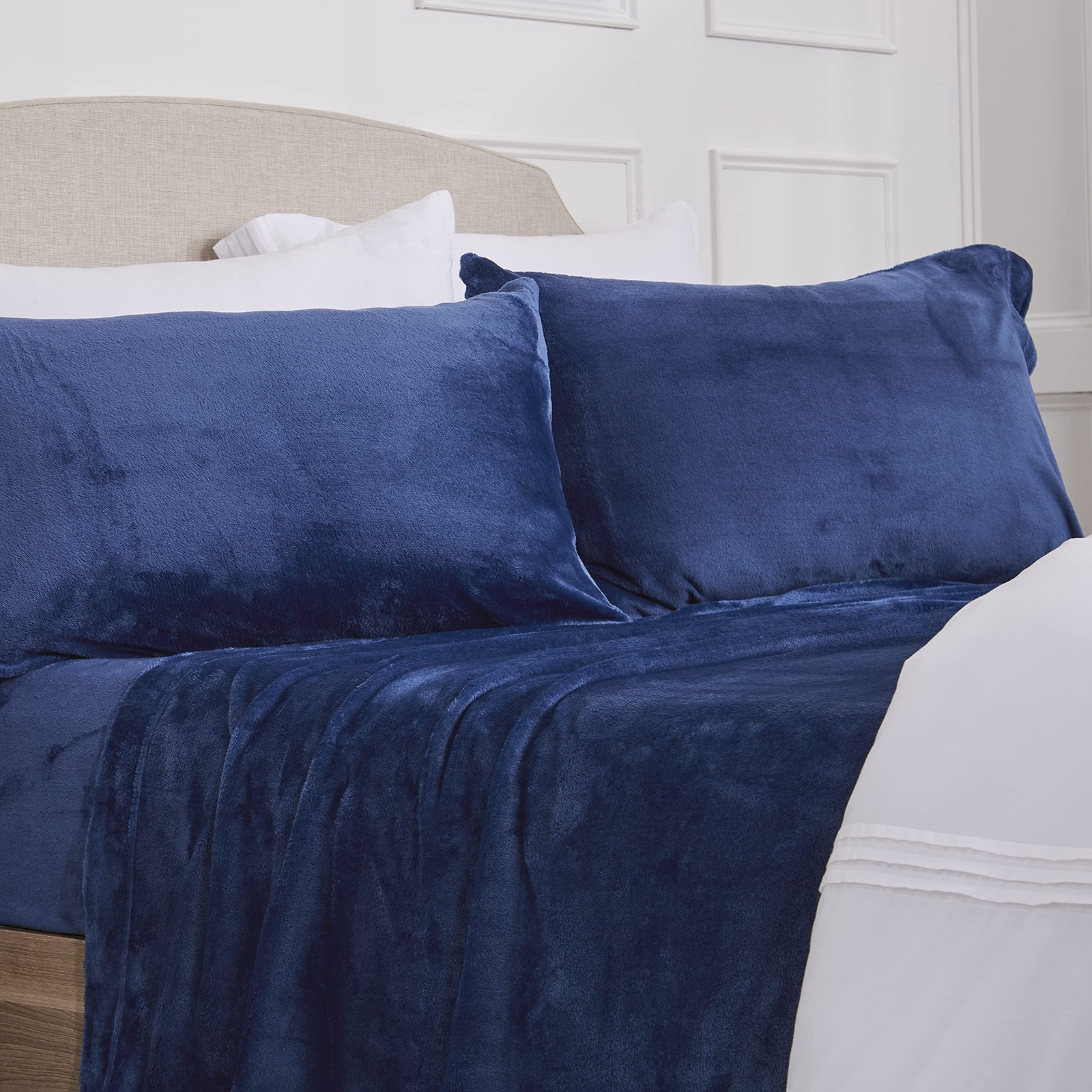 Ultra Soft Micro Fleece Sheets Set with Extra Deep Pockets | Extra Soft Velve... gallery