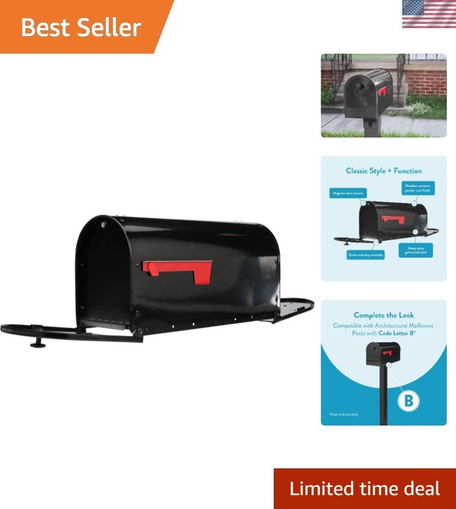 Gibraltar Outback Double Door Mailbox - Large Capacity, Weather-Resistant Style