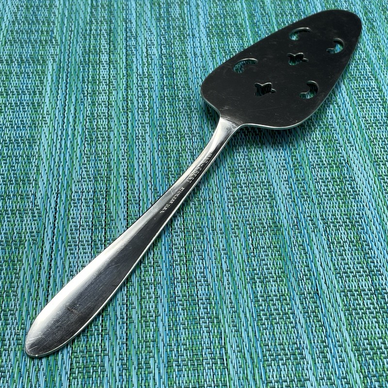 Marcrest MCF1 Atomic Starburst PIE SLICER SERVER Stainless 5 Stars MCM Vtg USA gallery