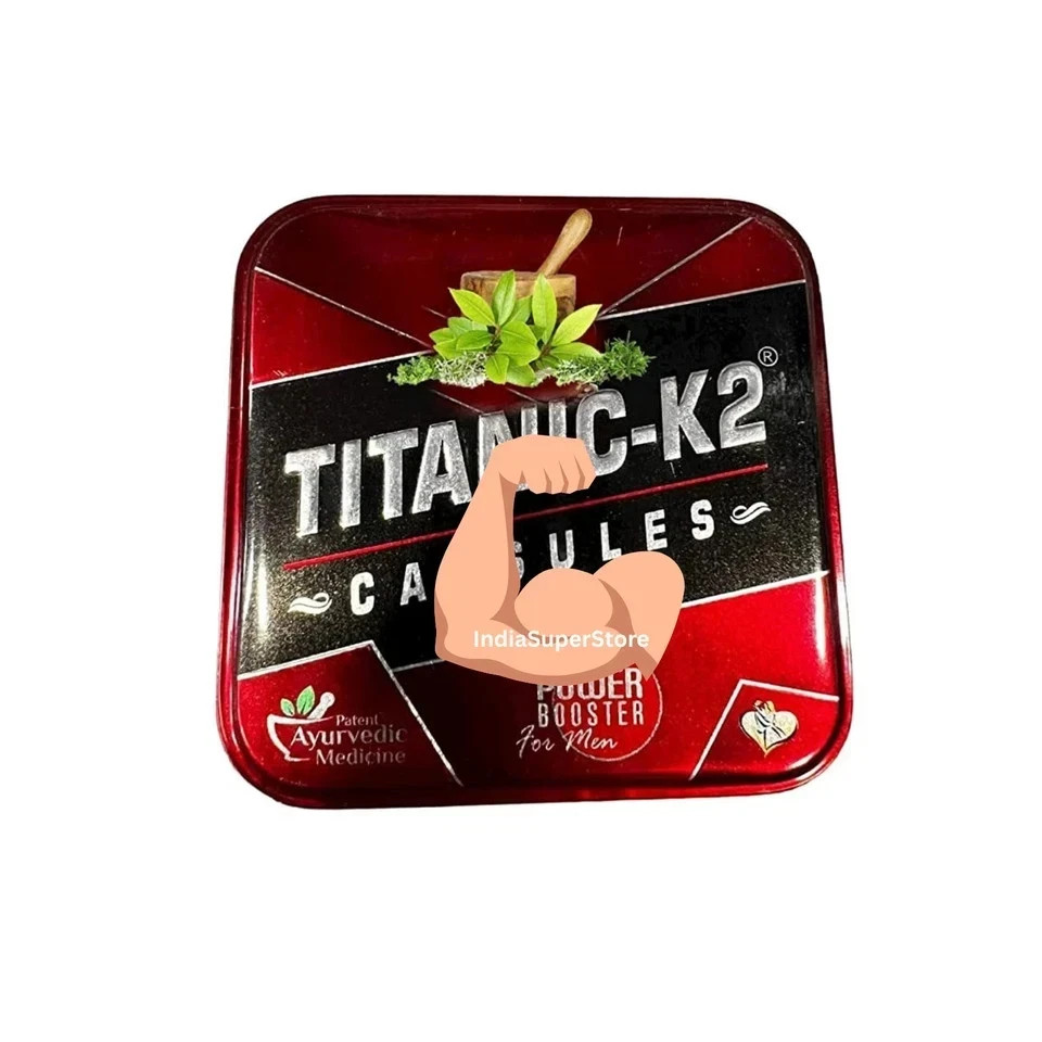 TITANIC AYURVEDIC CAPSULES power booster For Men (Pack Of 6 Caps) Free Shipping gallery