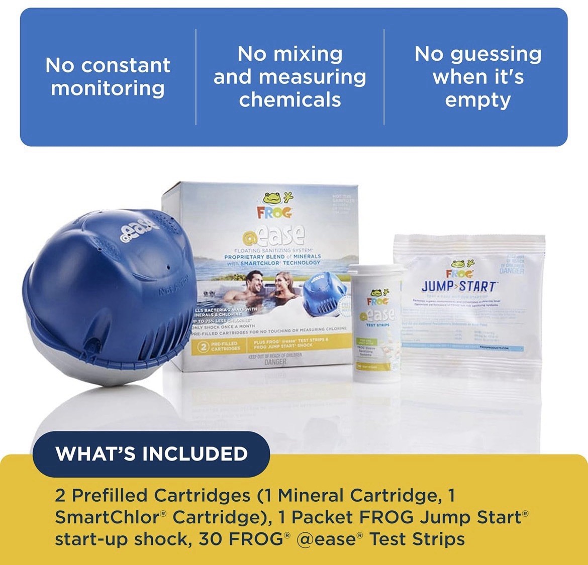 FROG @Ease Floating System for Hot Tubs-Quick & Easy Self-Regulating Hot Tub gallery