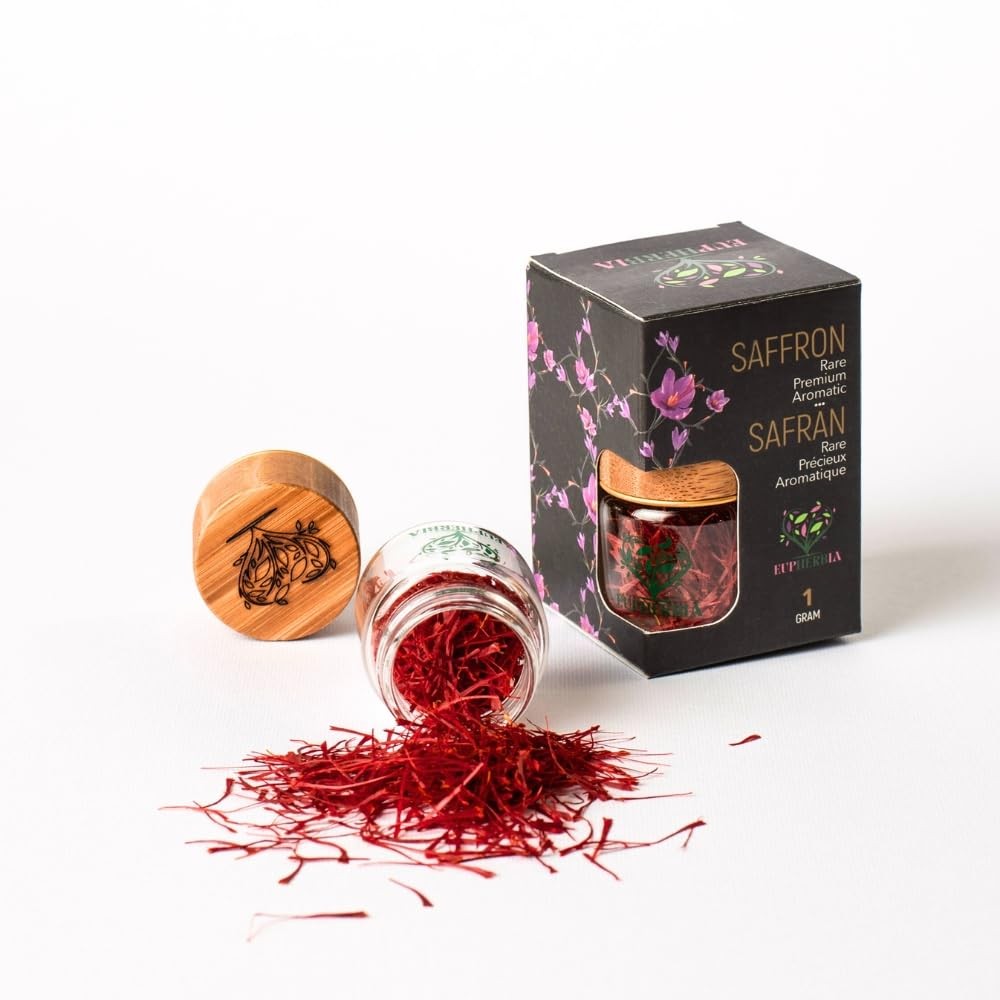 Saffron, Grade A+ All Red Saffron Threads, Pure, Premium, Aromatic, 100% Natu... gallery