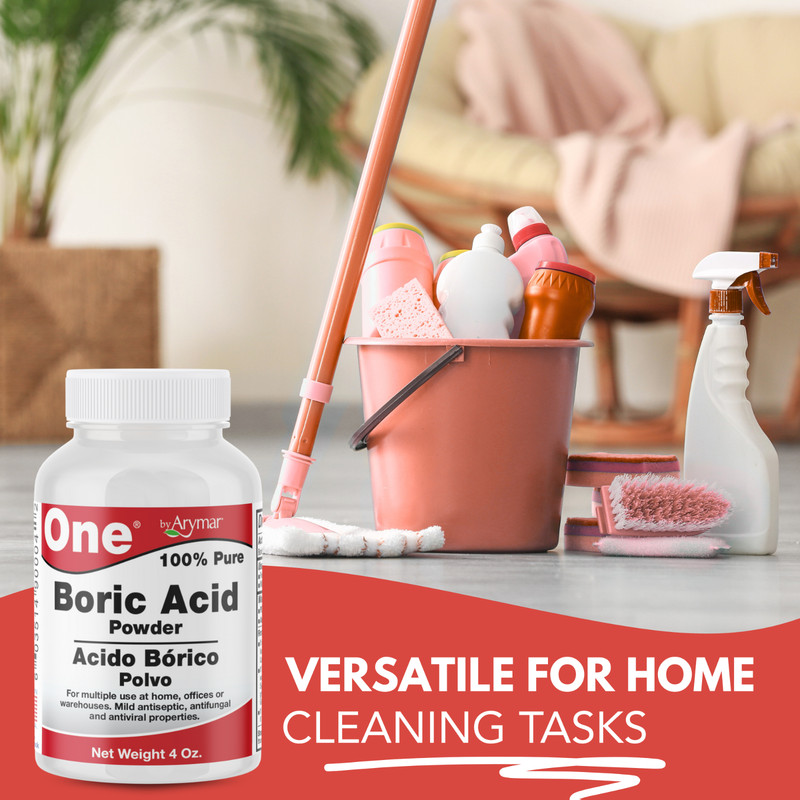 Arymar Multi-Use Boric Powder - Eco-Friendly Cleaning Solution, 4oz gallery