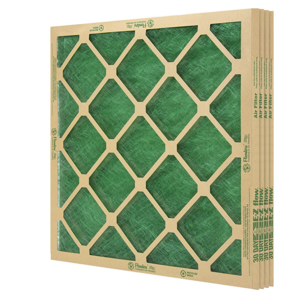 Flanders (4 Pack), 12" X 12" X 1" Precisionaire Nested Glass Air Filter New gallery