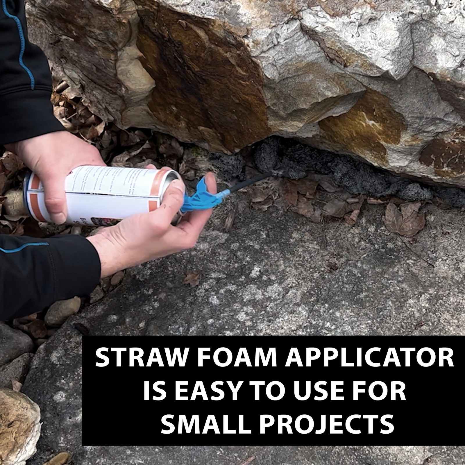 Waterfall Straw Foam - (1) 16oz Can - SF16 gallery