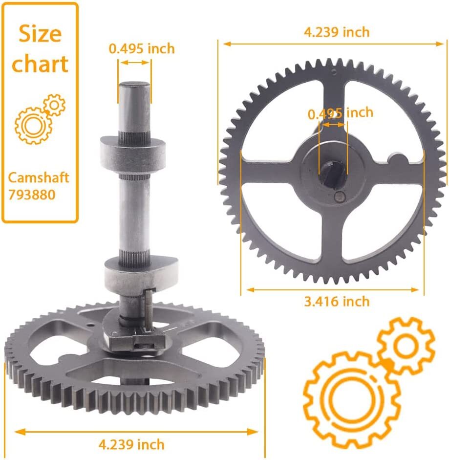 Mower Camshaft 84005207 For Briggs & Stratton 793880 793583 792681 791942 795102 gallery