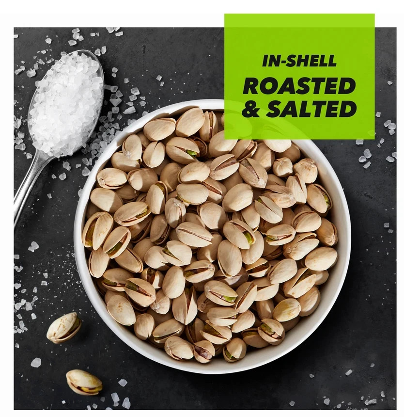 Wonderful Pistachios, In-Shell Roasted & Salted Nuts, 8 Ounce Resealable Bag gallery