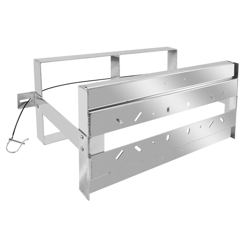 Fits Two 5 Gallon Fuel Containers Aluminum Trailer-Mount Race Fuel Jug Holder gallery