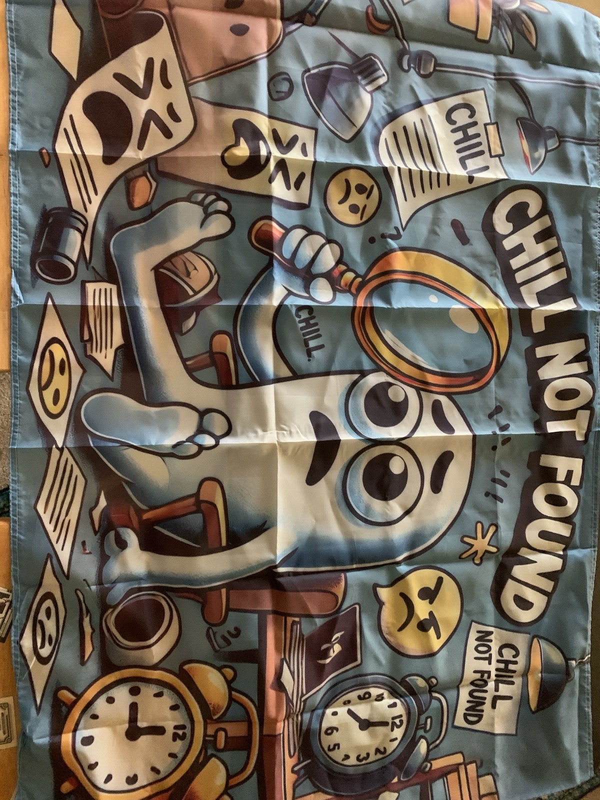 Chill Not Found Funny Humor 3ft x 5ft Flag Indoor Outdoor Banner gallery