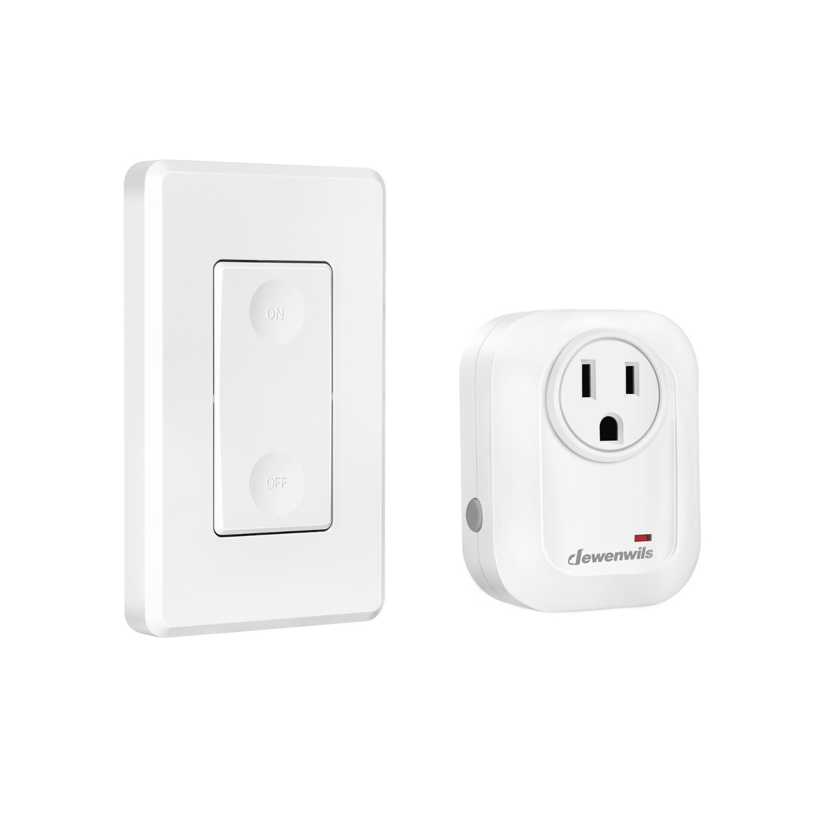 DEWENWILS Remote Control Outlet Wireless Wall Mounted Light Switch,No Wiring gallery
