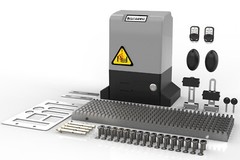 Automatic Sliding Gate Opener 5300lb Rack Driven w/ Remote Controls & IR Sensor