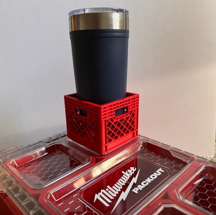 Milwaukee Packout Mini Crate - 3D Printed Storage Bin! Made in the USA! gallery