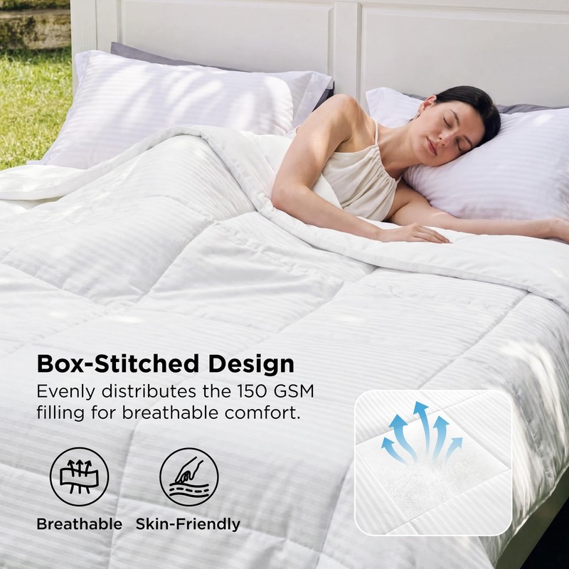 Bedsure Duvet Insert Queen Size - Lightweight Comforter, Quilted Cooling Duve... gallery