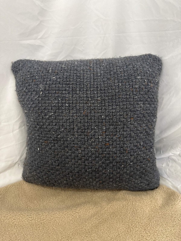 Threshold™ Square Marled Knit Pillow gallery