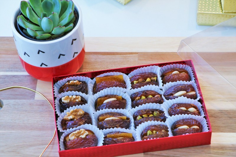 Assorted Dates with Nuts, Stuffed Medjool Dates, Gluten Free Healthy Snack gallery