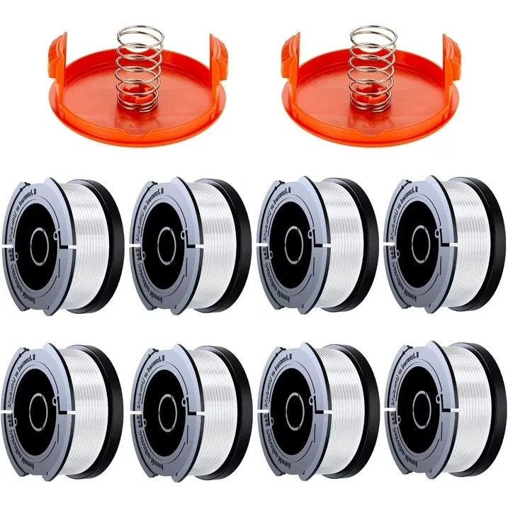Black & Decker Replacement 10 Piece String Trimmer Spools & Cap AF-100 .065 gallery