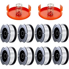 Black & Decker Replacement 10 Piece String Trimmer Spools & Cap AF-100 .065