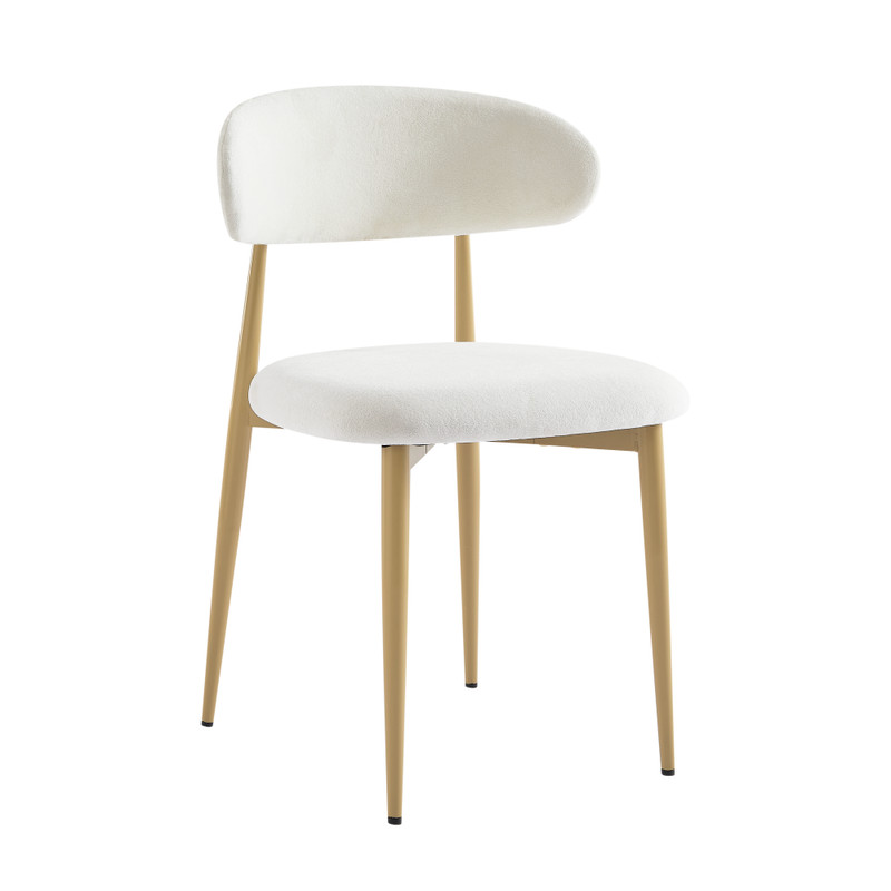 47.24" Round Dining Table (Serves 2–4) with Two Dining Chairs Blends modern gallery