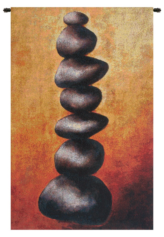 Stone Yellow Belgian Tapestry Wall Hanging - Elegant Wall Art Decor gallery