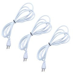 3PCS 5FT POWER CABLE no Switch For T8 T5 Integrated LED Tube Light Replacement