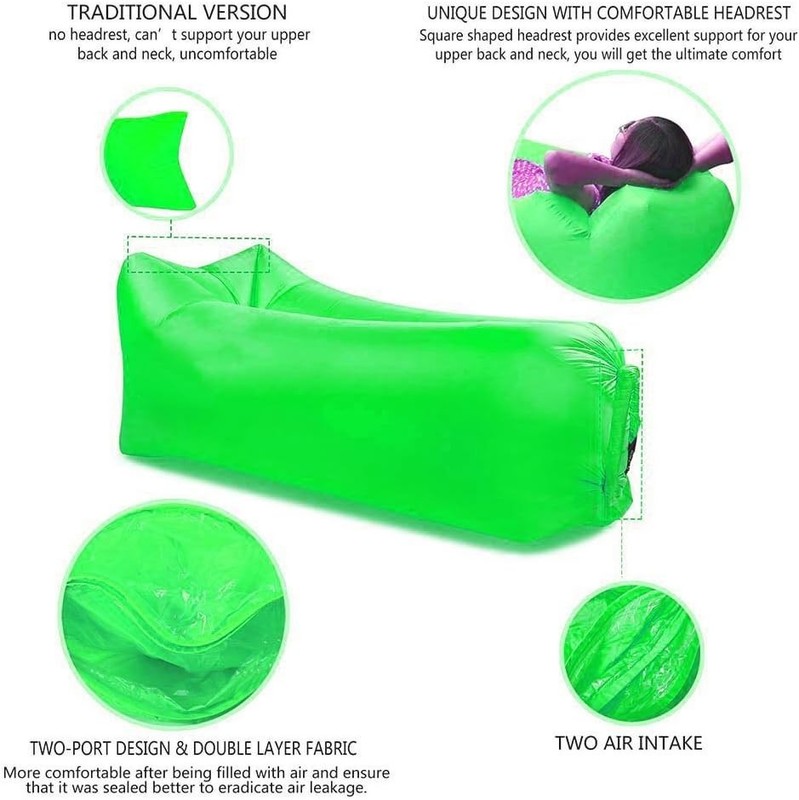 Lightweight Inflatable Sofa Bed for Adults, Water Resistant and Easy to Inflate gallery