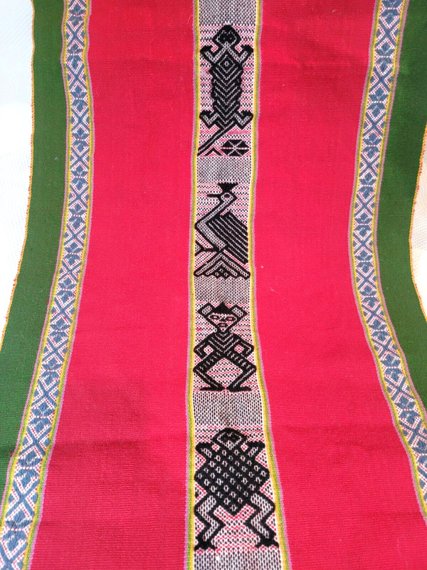Peruvian Alpaca Wool Table Runner Andean Handwoven Traditional 68" x18" gallery