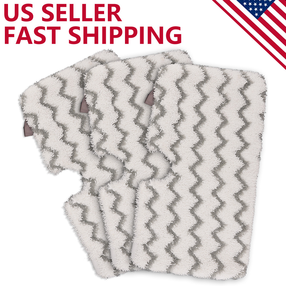 3 Pk Steam Mop Pad with Scrub Strips Microfiber Replacement Pad Refill for Shark gallery