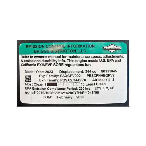 10.5hp Briggs-Stratton Vert Engine 1"Dx3-5/32"L Intek/AVS 16amp Rid_ 21R707-0130 gallery